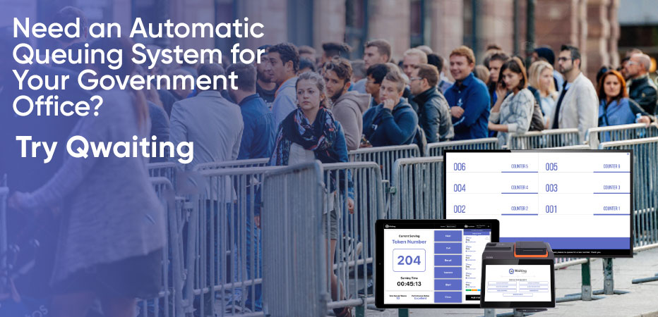 Queue system for Government office